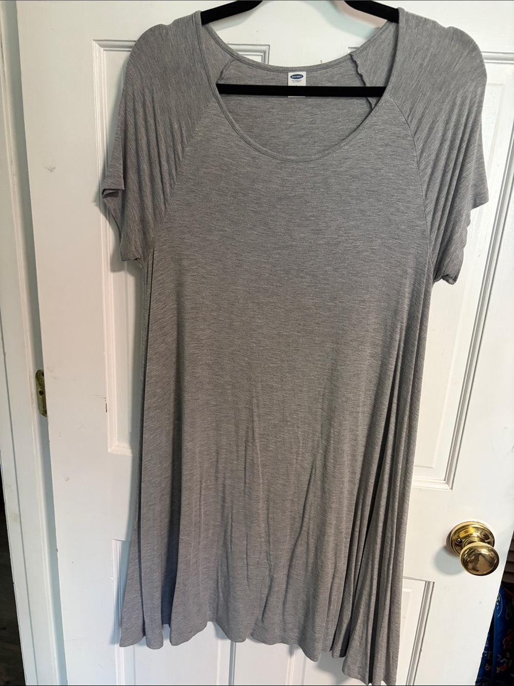 Old Navy Gray Scoop Neck Tunic Dress